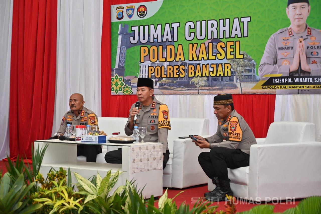 'Jumat Curhat' Bersama Warga Kabupaten Banjar Kalsel