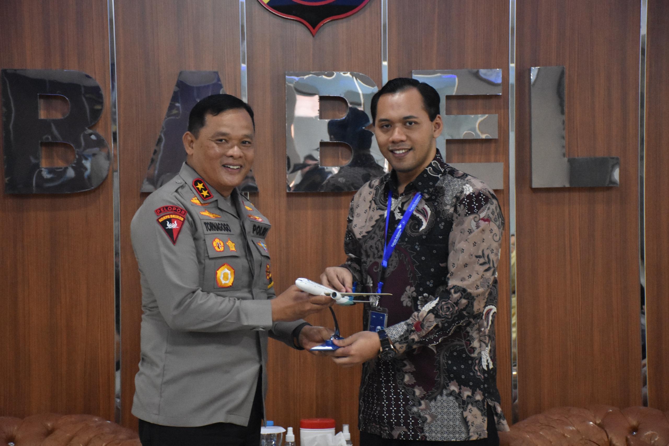 Kapolda Laksanakan Audiensi dengan Branch Manager Pangkalpinang PT Garuda Indonesia