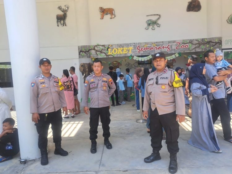 Keamanan Ditingkatkan di Kebun Binatang Bonbin Semarang Pada Perayaan Libur Idul Fitri