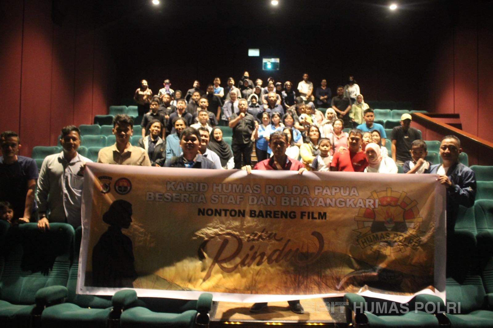 Polda Papua Gelar Nobar  Film "Aku Rindu" Di Cinema XXI Jayapura