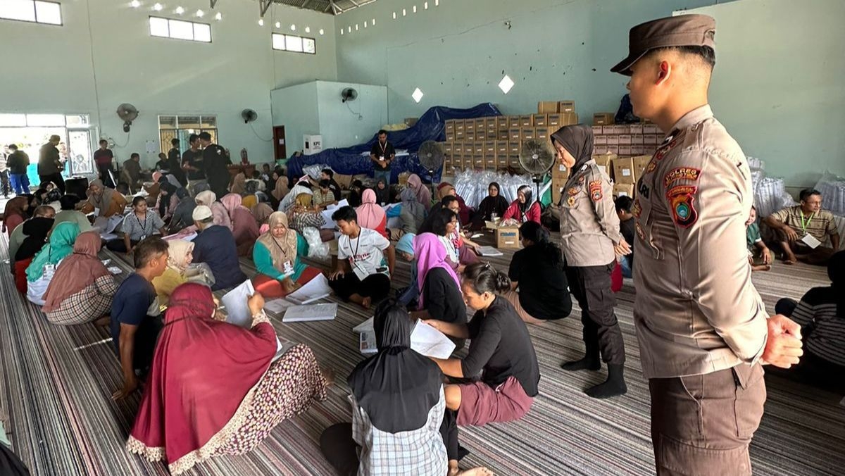 Polres Belitung Timur Lakukan Pengamanan Pelipatan Suara Pemilu 2024