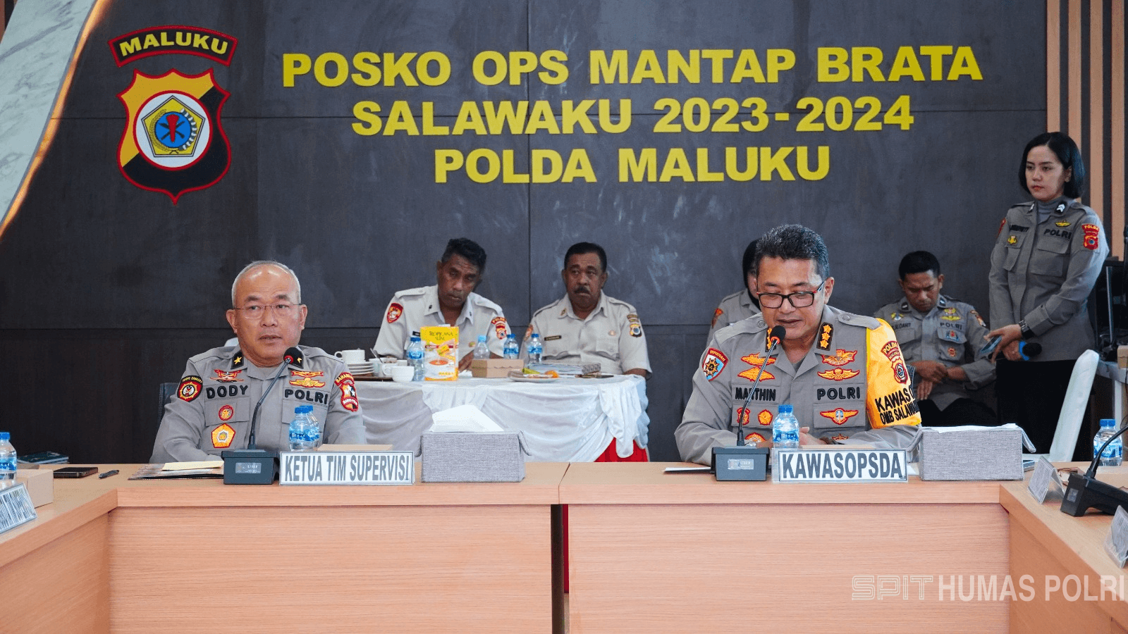 Tim Supervisi Mabes Polri Kunjungi Polda Maluku