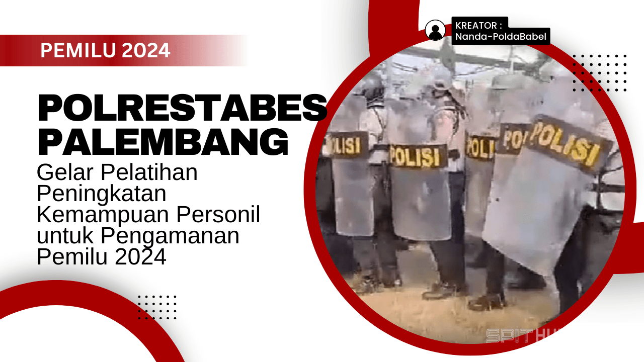 Sat Samapta Polrestabes Palembang Gelar Pelatihan Peningkatan Kemampuan Personil untuk Pengamanan Pemilu 2024