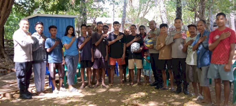 Anggota Ditbinmas Polda NTT Gencar Sosialisasikan Kamtibmas di Kota Kupang