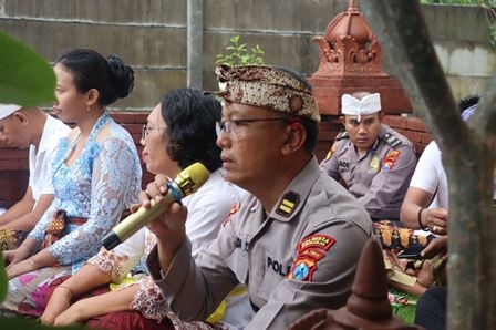 Polresta Sidoarjo Gelar Ibadah Suci Tilem Doakan Kesuksesan WWF di Bali