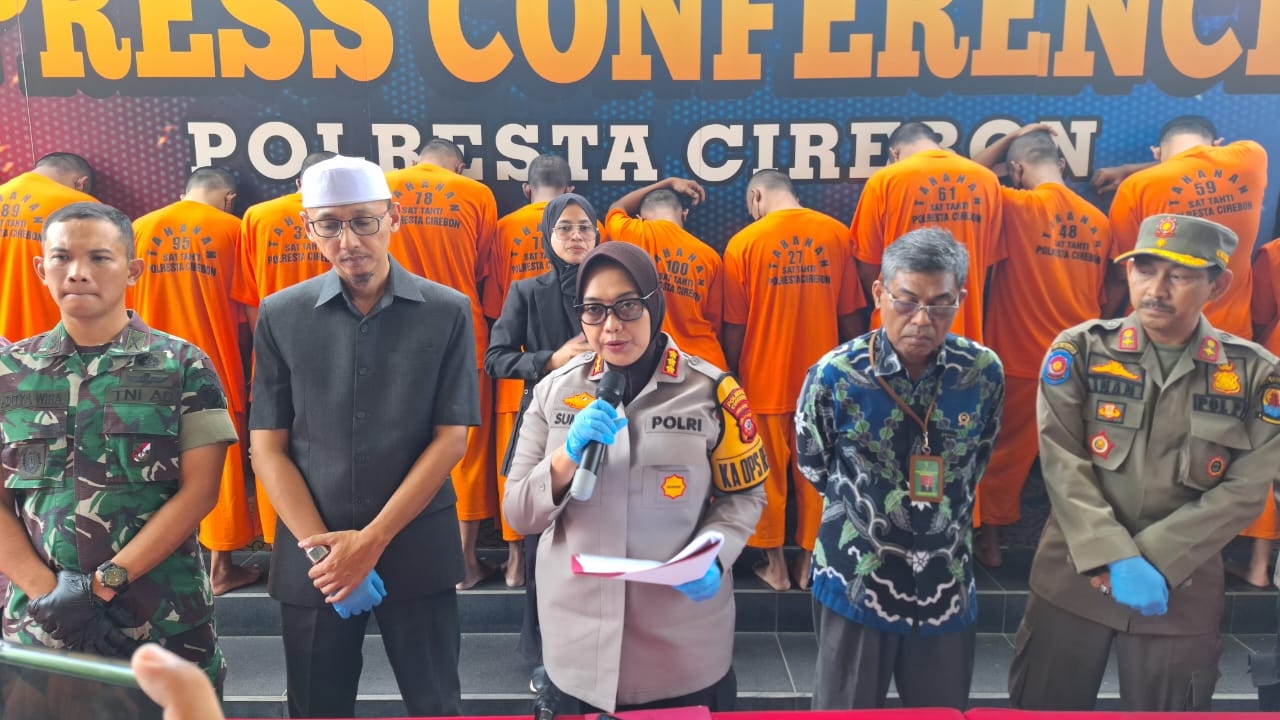 Selama Maret – April 2024, Satresnarkoba Polresta Cirebon Ungkap 10 Kasus Sabu-Sabu Hingga OKT